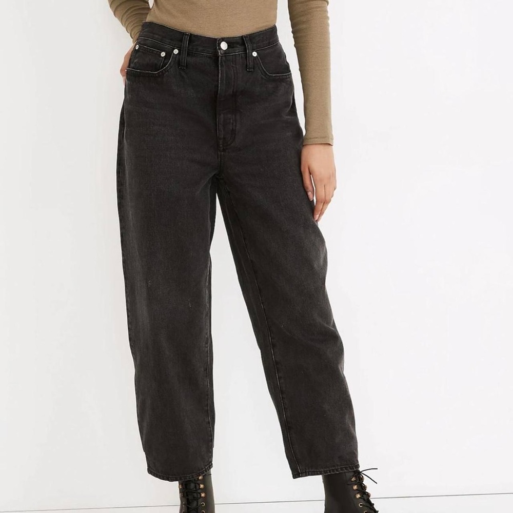 Madewell Black Balloon Jeans